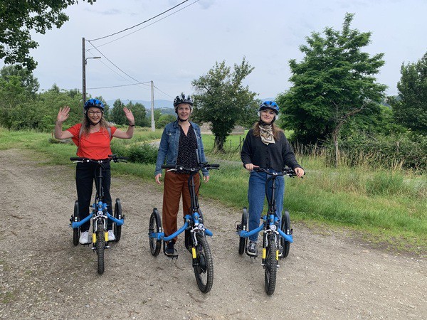location cyclodebout entre amis vallée du Rhône