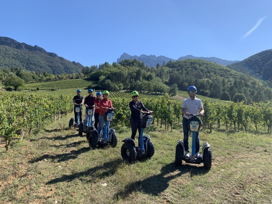 Découverte de Clairette de Die gyropode