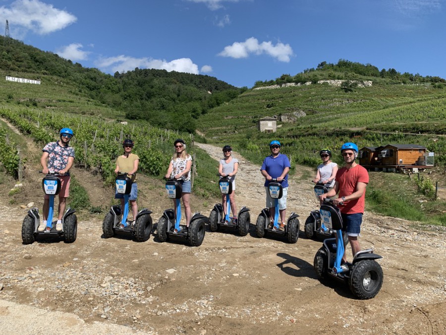 Balade en gyropode à Cornas St Peray