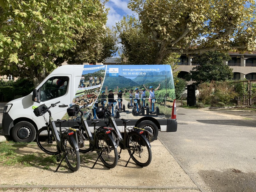Transport vélo et babages sur la ViaRhona.