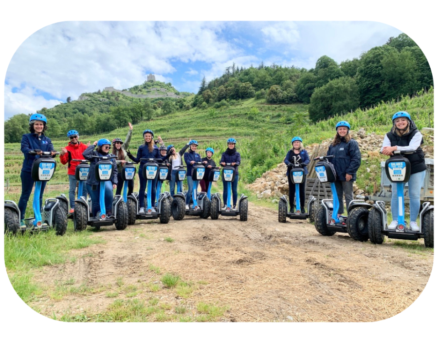 Découvrir Cornas St Peray en gyropode