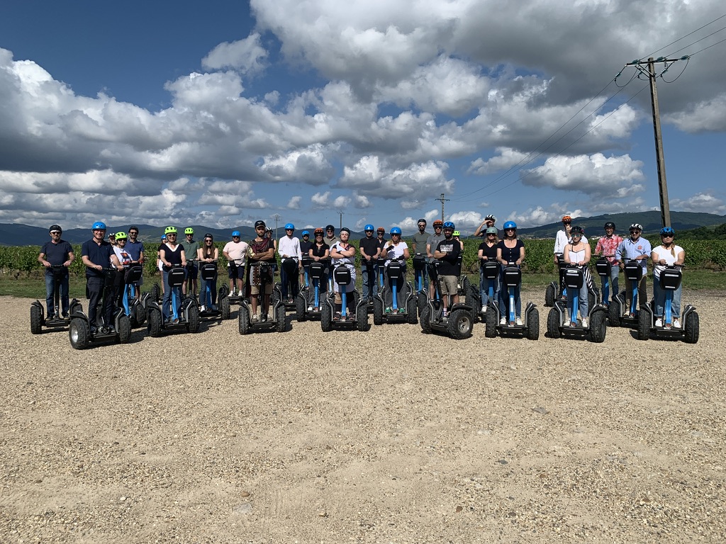 Séminaires balade en gyropode dans les vignes de Cote-Rotie